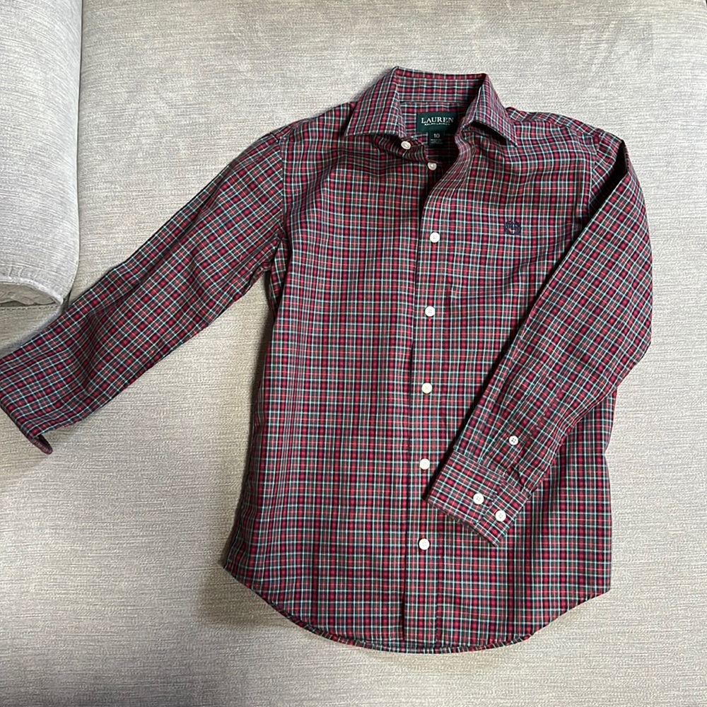 Ralph Lauren boys dress shirt size 10